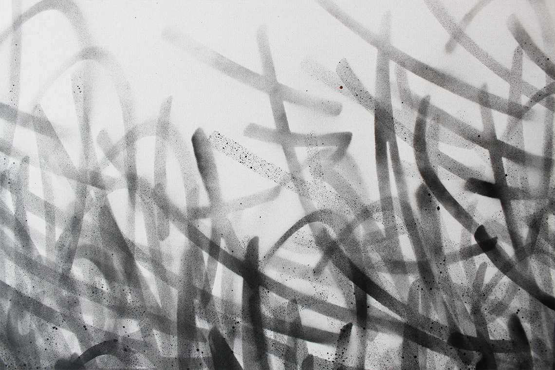 Toile graffiti art contemporain